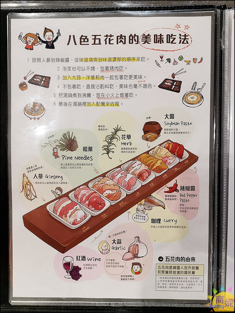 八色烤肉菜單| 正宗韓國八色烤肉八種口味一次滿足 單人烤肉套餐200元吃起來!