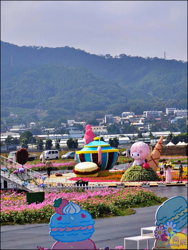 2026新社花海台中花毯節免費參觀！三麗鷗主題、必拍場景、交通管制停車與免費接駁車懶人包