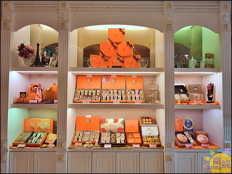 法布甜店內環境與禮盒展示，台中西屯質感甜點店