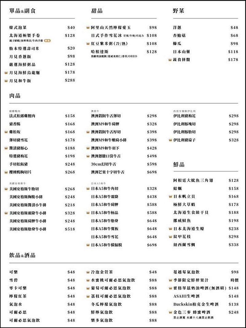 脂本燒肉菜單|彰化高質感燒肉、員林燒肉推薦！豐盛套餐無低消好停車大加分
