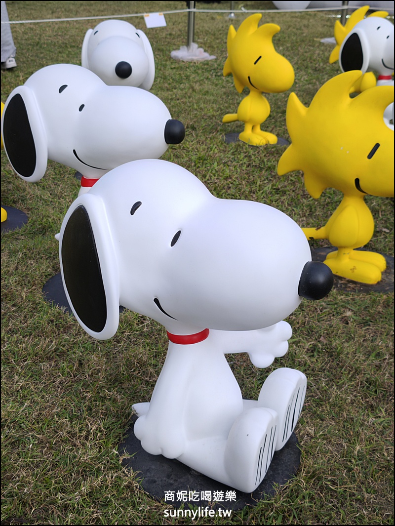 台中免費景點|史努比現身市政公園！超萌3公尺史努比、Snoopy公仔、史努比紅綠燈必拍，期間限定免門票