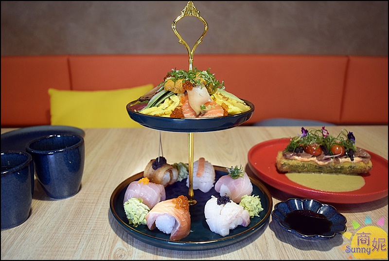 魚吞壽司|台中創意日本料理法式精緻擺盤創意美味顛覆傳統日料的想像.必拍紙傘燈籠網美牆