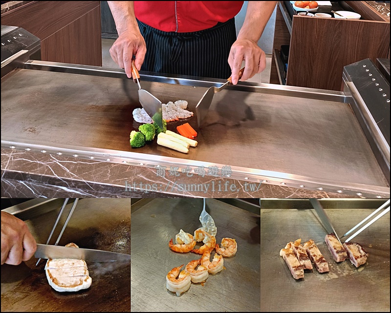 泰國曼谷四面佛ERAWAN BANGKOK商場必吃Chisana Nami日式鐵板燒餐廳.精緻美味與主廚風趣互動用餐好開心