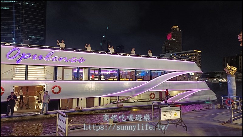 泰國曼谷郵輪推薦|富裕號豪華郵輪Opulence Cruise昭披耶河2小時晚餐看秀及沿途美景超享受
