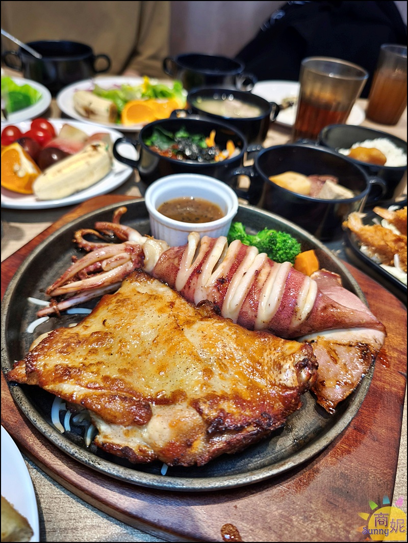 牛室炙燒牛排大墩店|牛排加超狂自助吧389元無限吃.現烤披薩炸物港點熱炒超豐盛