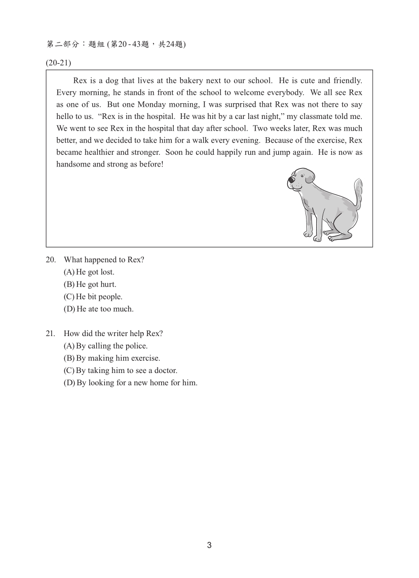114國中教育會考英文科完整試題及解答