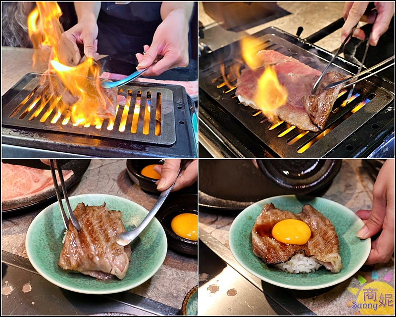 精誠壹山A5和牛月見飯，完全是奢華版牛肉丼飯