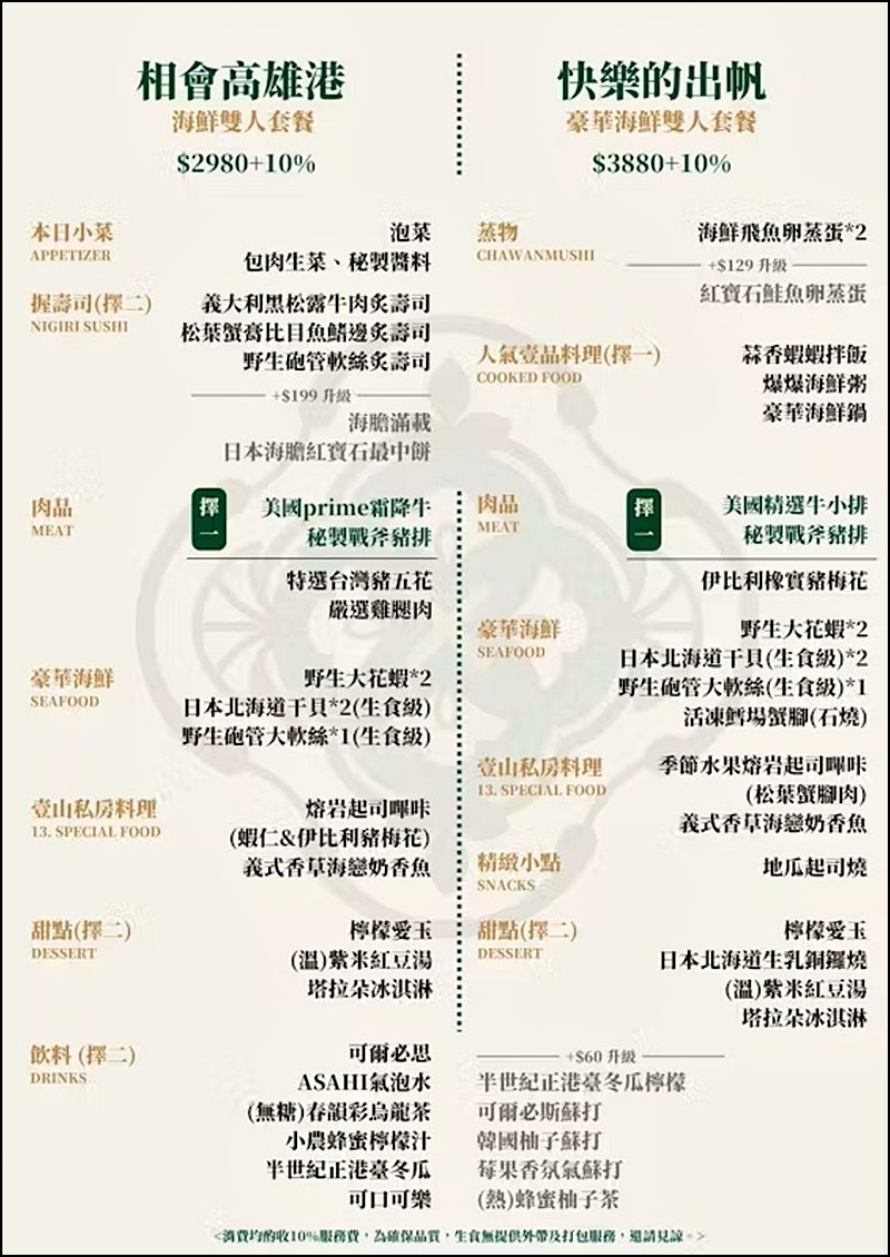 精誠壹山菜單|燒肉控尖叫！藝人也愛這家，復古老宅雙人套餐澎湃到炸，全程專人代烤.壽星禮超有誠意