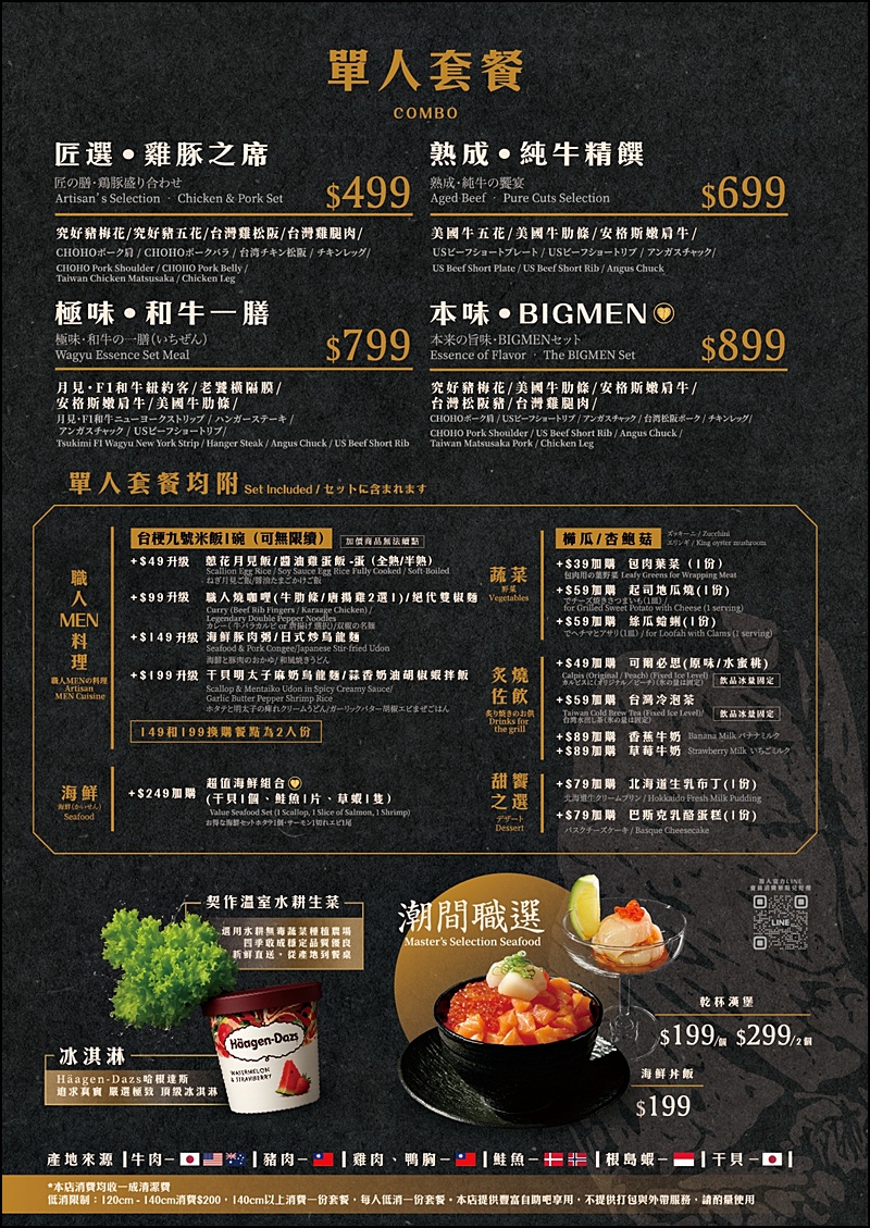 燒肉MEN朝富店|埔里超人氣燒肉進駐台中! 豐盛套餐爽嗑A5和牛F1紐約客,個人燒肉499元起享用哈根達斯、水耕生菜豪華自助吧吃到飽 燒肉MEN朝富店|埔里超人氣燒肉進駐台中! 豐盛套餐爽嗑A5和牛F1紐約客,個人燒肉499元起享用哈根達斯、水耕生菜豪華自助吧吃到飽