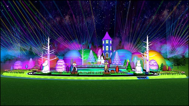 2026台中燈會|嚕嚕米姆明降臨台中！幸福蜜馬60米巨型極光主燈秀，姆明小提燈、7大展區交通懶人包