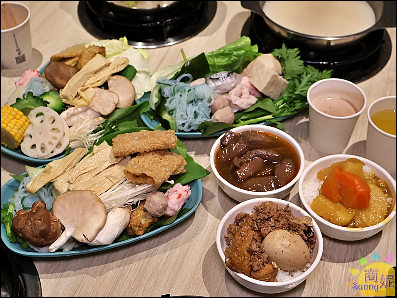 似錦涮|台中火鍋自助吧280元吃到飽!平日午後大胃王肉盤買一送一CP值超高，再送得獎手工蛋捲甜點控最愛