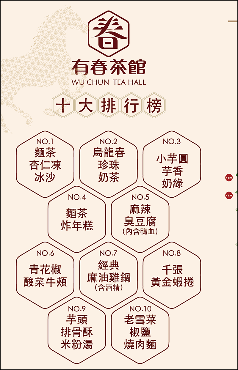有春茶館菜單(2026更新)|餐點裝潢都有濃濃台灣味 台中喝茶聊天聚餐好去處