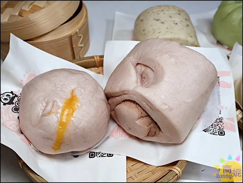 鼎Q包子｜沙鹿美食推薦20年老麵包子吃了不漲氣！肉包芋泥包饅頭口味多樣買10送1更划算