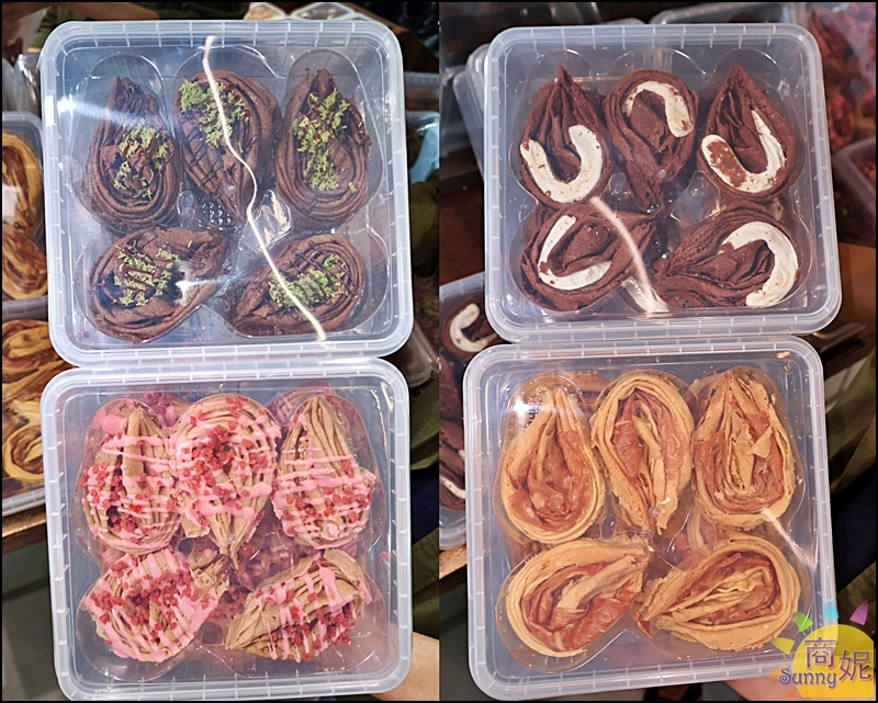 多米烘焙｜台中北屯伴手禮推薦！中秋限定經典糕餅通通45元加碼買一送一，必買大顆水滴蛋捲多種口味有夠強